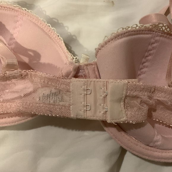 Dusty rose matching bra and thong set 36B Rampage - Picture 8 of 16